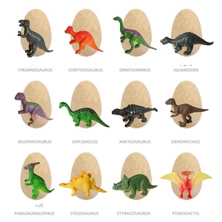 PELUCAS 12pcs Regalos para niños Juguete creativo para niños Juguetes educativos Kit de excavación de huevo de dinosaurio Juguetes de huevo de dinosaurio Arqueología Fósil mineral de roca Regalos de Navidad Excavación Modelo de dinosaurio de simulación (7)