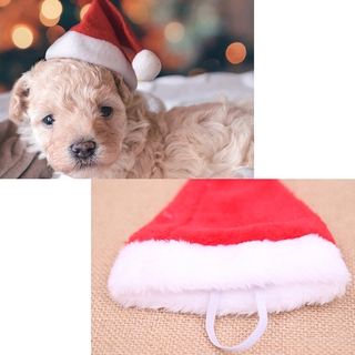 Gorro Xinghergood De santa claus Para mascotas pequeñas/Cachorro/Gato navideño (6)