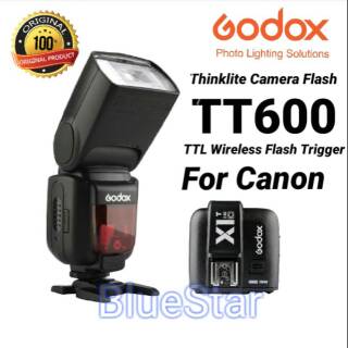Paquete Flash Godox TT600 - gatillo Godox X1T-C para Canon