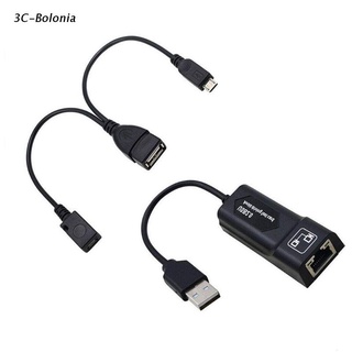 [Pc] adaptador Ethernet LAN Durable negro/Cable convertidor USB para dispositivo Ama-zon FIRE TV 3 (1)