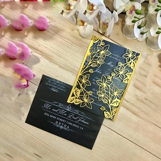 Cubierta papercut 06 invitaciones de cumpleaños boda Etc. Papel de jazmín