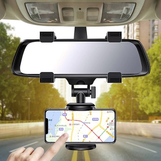 Soporte giratorio Universal para espejo retrovisor de coche, base para teléfono móvil, GPS, para espejo retrovisor, 360 (6)