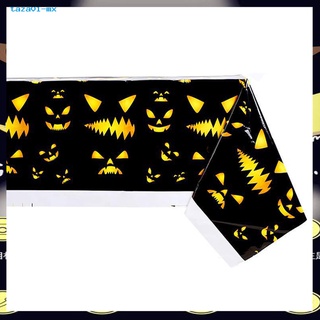 {ta} stock portátil cubierta de mesa de sangre huellas de mano araña fantasma desechable mesa cubierta de halloween decoraciones para fiesta temática