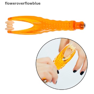 floweroverflowblue 1pc doble rodillos articulaciones de dedo masajeador de manos para teclado herramienta de cuidado del usuario ffb