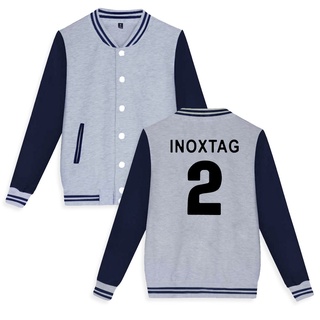 Wawni Inoxtag Baseball Jacket Plus Men Trendy Baseball Printing Jacket 2021 Streewears