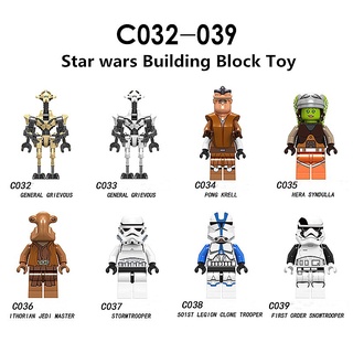 Minifiguras Lego Star Wars Imperial Stormtrooper Jedi Master bloques de construcción juguetes
