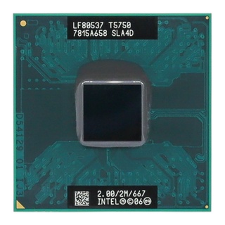 Intel Core 2 Duo T5750 SLA4D 2.0 GHz Dual Thread CPU procesador 2M 35W Socket P