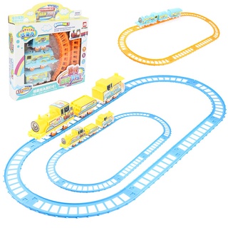 Electric toy track racing model small train track model