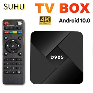 Suhu Mais Novo D905 Home Theater Quad Core Media Player 4k H.265 Smart Tv Box Set Top Box