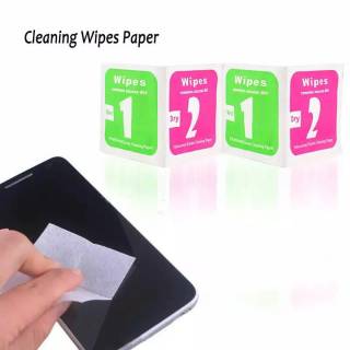 Lente de cámara teléfono pantalla LCD herramienta de eliminación de polvo seco mojado limpieza toallitas juego de papel