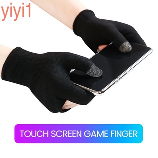 y 2pcs Hand Cover Game Controller for PUBG Sweat Proof Non-Scratch Sensitive Touch Screen Gaming Finger Thumb Sleeve Gloves yiyi1