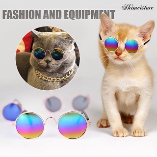 ♛๑[shimei] gafas de sol para perros/gatos/mascotas/lentes de sol/protección/fotos/accesorios