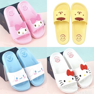 Ori Miniso Melody Pompompurin Cinnamoroll Hello Kitty Sanrio sandalias de goma (1)