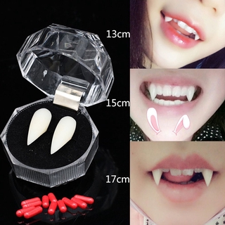colmillos de dientes de vampiro dentadura postiza dientes falsos halloween fiesta cosplay props (7)