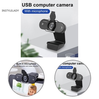 Ly Mini cámara web giratoria ligera USB Webcam amplia aplicación para Laptop