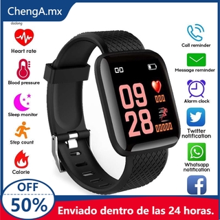 🔥Promotion🔥 Reloj inteligente (Promotion) 116 Plus con Rastreador de ejercicio frecuencia cardiaca
