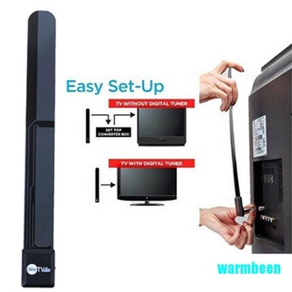 Warmbeen 1080p clear TV key HDTV 100+ free HD TV digital interior mini antena zanja cable (2)