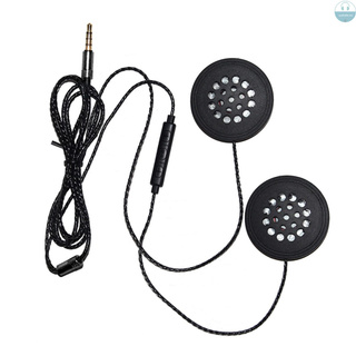auriculares con cable de intercomunicación de moto casco de alta calidad de 3,5 mm de música auriculares manos libres con micrófono hd para motociclista