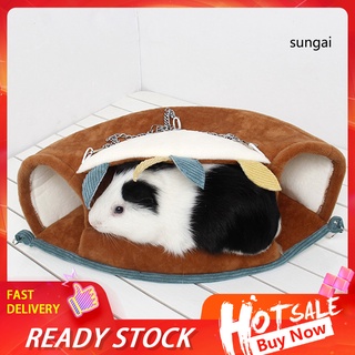 Xcw_ hámster hamaca jaula accesorios colgante cama columpio bolsa para conejillo de indias mascotas pequeñas