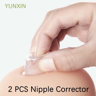 YUNXIN Box Packaging Nipple Massager Flat Suction Pregnant Accessories Nipple Corrector Pregnant 2 PCS Silicone Invisible Nipples High Quality Girls Nipples Aspirator Puller/Multicolor