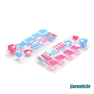 (Nitr) 18 pzas/Set Mini cubiertos De cocina Para Barbies niños juguete De casita juguetes De color aleatorio