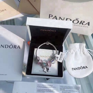 Pandora pulsera conjunto Bstz 085 caja de regalo Charm pulsera bolsa de regalo caja de plata esterlina s925 pulsera