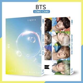 BTS Lights Photo Cards 54Pcs KPOP Lomo Card Set Greeting Card Postcard Collection of Gifts for Daughter Fans ARMY (54Pcs) (1)