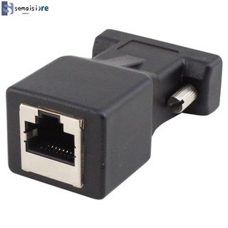 ✨Productos al contado✨Nuevo Adaptador De Conector De red Ethernet Vga Macho y hembra Rj45 15-pin Extensor 🔥semaisi🔥