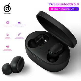 A6s Airdots auriculares Bluetooth inalámbricos TWS portátil auriculares inalámbricos HiFi Bluetooth control de voz deporte auriculares estéreo para Android XIAOMI Iphone teléfono