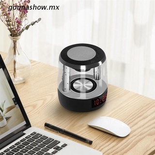 gonnashow.mx mini carga alarma reloj altavoz inalámbrico caja de sonido con subwoofer para niño niña