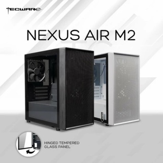 Nexus AIR M2 negro/blanco M-ATX torre media (incluye 3FAN)