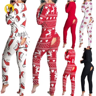 WiJx Verano Coreano C Pijama Mujeres Mono Señora Dormir Desgaste Traje Trasero Culo Abierto Loungewear.mi