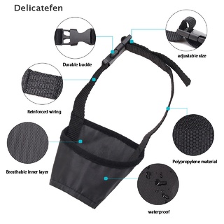 [Delicatefen] Adjustable Breathable Safety Dog Muzzles Anti-Biting Anti-Barking Anti-Chewing Hot Sale