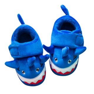 Listo Stock _ Niños Zapatillas De Algodón Bolsa De Tacón Otoño Invierno Interior Zapatos Niñas Bebé (4)