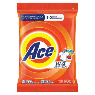 Detergente En Polvo Ace Aroma Regular 900 G (1)