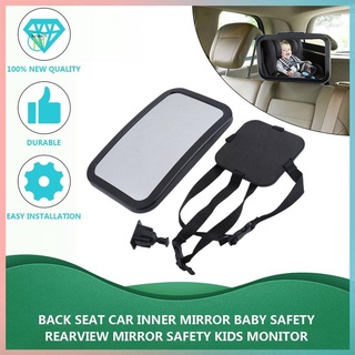 prometion asiento trasero coche espejo interior cuadrado bebé seguridad espejo retrovisor reposacabezas soporte espejo de seguridad niños monitor coche estilo