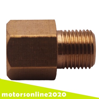 [motorsonline2020] 1/8 hembra npt a 1/8\" macho npt acoplamiento de latón tubo adaptador de calibre