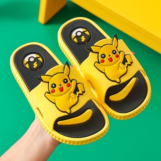 [Sandalias Para Niños/Deslizadores] Zapatillas Verano Interior Antideslizante Baño Niñas Pikachu