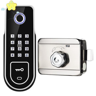 cerraduras inteligentes bluetooth huella dactilar cerradura de puerta wifi contraseña tarjeta sin llave cerradura electrónica