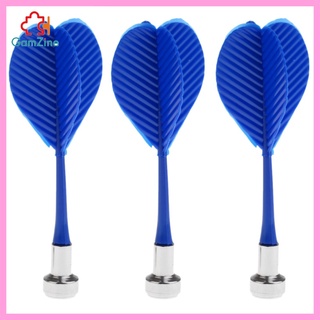 [high quality] 3 Pieces Magnetic Darts Safety Indoor Game Replacement Darts Royal Blue
