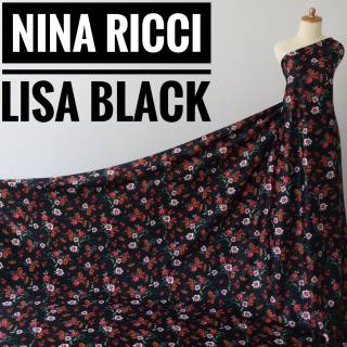 Nina Ricci Lisa - tela de metro negro (0,5 m)