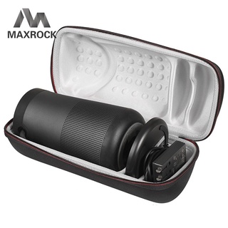 MAXROCK-Funda Rígida De Viaje Para Bose SoundLink Revolve + Plus II , Bluetooth , Bolsa De Transporte , De Espacio Extra Para Enchufe Y Cable (3)