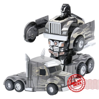 1pc 14.5*6.8*8 niños deformación robot juguete pequeño un clic coche kong camión juguete deformación n0e8