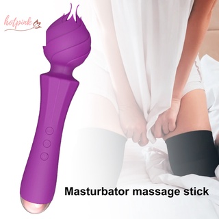 [hotpink] masturbador de vibración de 20 frecuencias estimulador de clítoris masturbador masaje palo coqueteo para mujeres