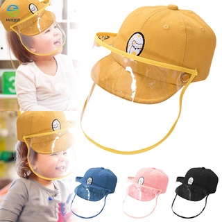 🙌 Escudo protector de la cara del sol sombrero de béisbol gorra Anti-Spitting Anti-saliva a prueba de polvo para niños 534U