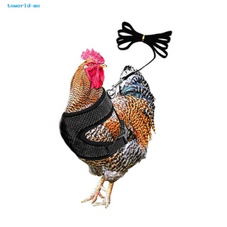toworld - correa casual para aves de corral, diseño de pato de pollo, resistente al desgaste, para patio trasero (6)