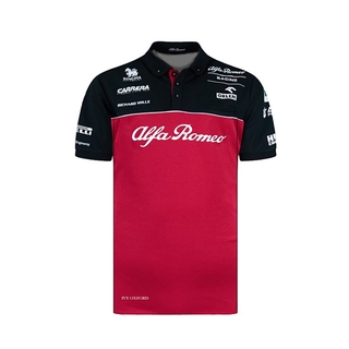 2020 nuevo Alfa Romeo team Sauber camisa POLO de secado rápido de manga corta para hombre