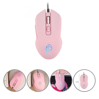 <cod> mouse de computadora rosa exquisito sailor moon 1600 dpi ratón usb suave para juegos (1)