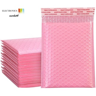 50 bolsas de espuma sobres auto selladas sobres acolchados con burbujas bolsa de correo paquetes bolsa rosa