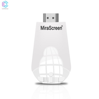 [nuevo] mirascreen k4 wireless wifi display dongle receptor 1080p hd tv stick miracast airplay dlna espejo blanco para android ios smart phone tablet pc a hdtv proyector